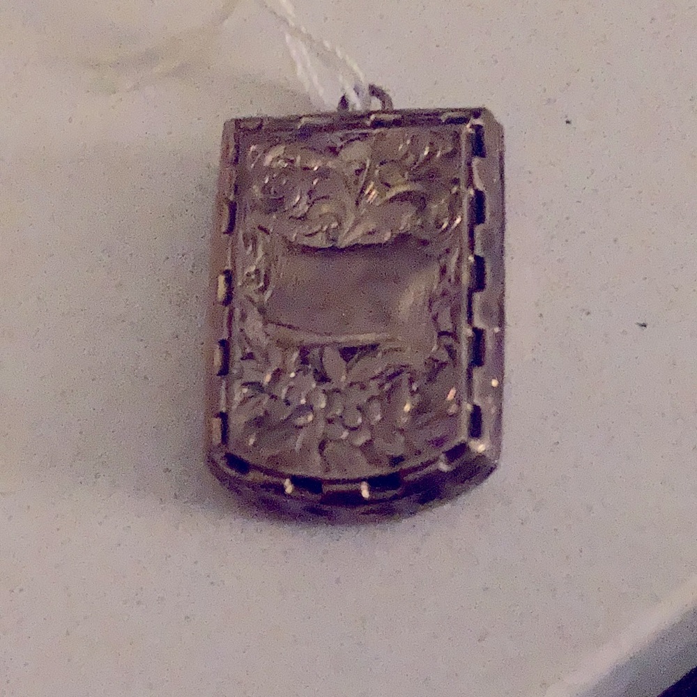Antique English silver 950 locket